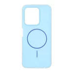 قاب دو لایه مات طرح مگ سیف Xiaomi Redmi 15C / Poco C85 - آبی