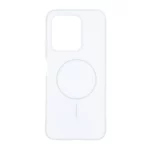 قاب دو لایه مات طرح مگ سیف Xiaomi Redmi 15C / Poco C85 - سفید