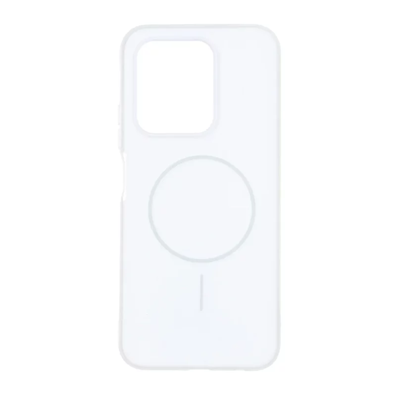 قاب دو لایه مات طرح مگ سیف Xiaomi Redmi 15C / Poco C85 - سفید - تصویر 2