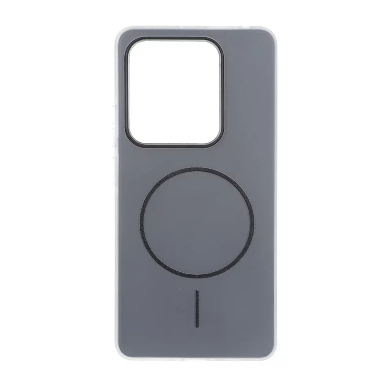 قاب دو لایه مات طرح مگ سیف Xiaomi Redmi Note 14S / Note 13 Pro 4G / Poco M6 Pro 4G - مشکی - تصویر 2