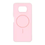 قاب دو لایه مات طرح مگ سیف Xiaomi Poco X3 / Poco X3 Pro / Poco X3 NFC - صورتی