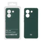 قاب نیو سیلیکون محافظ لنزدار RFF مدل Xiaomi Poco M7 Pro 5G - سبز (پک دار)