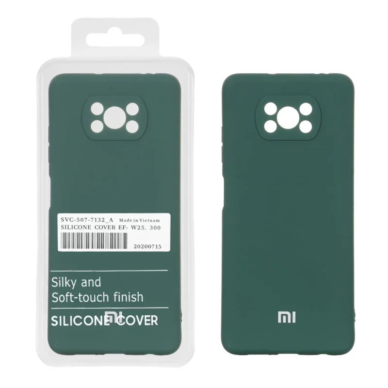 قاب نیو سیلیکون محافظ لنزدار RFF مدل Xiaomi Poco X3 / Poco X3 Pro / Poco X3 NFC - سبز (پک دار) - تصویر 2