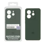 قاب سیلیکونی پاک کنی اورجینال Master Quality مدل Xiaomi Redmi Note 14 4G - سبز ارتشی (پک دار)