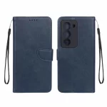 کیف چرمی موبایل مگنتی محافظ لنزدار Xiaomi Redmi 15 4G - سرمه ای
