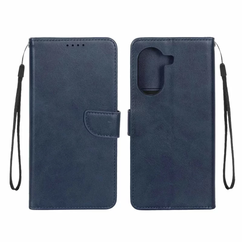 کیف چرمی موبایل مگنتی Xiaomi Poco X7 Pro - سرمه ای - تصویر 2