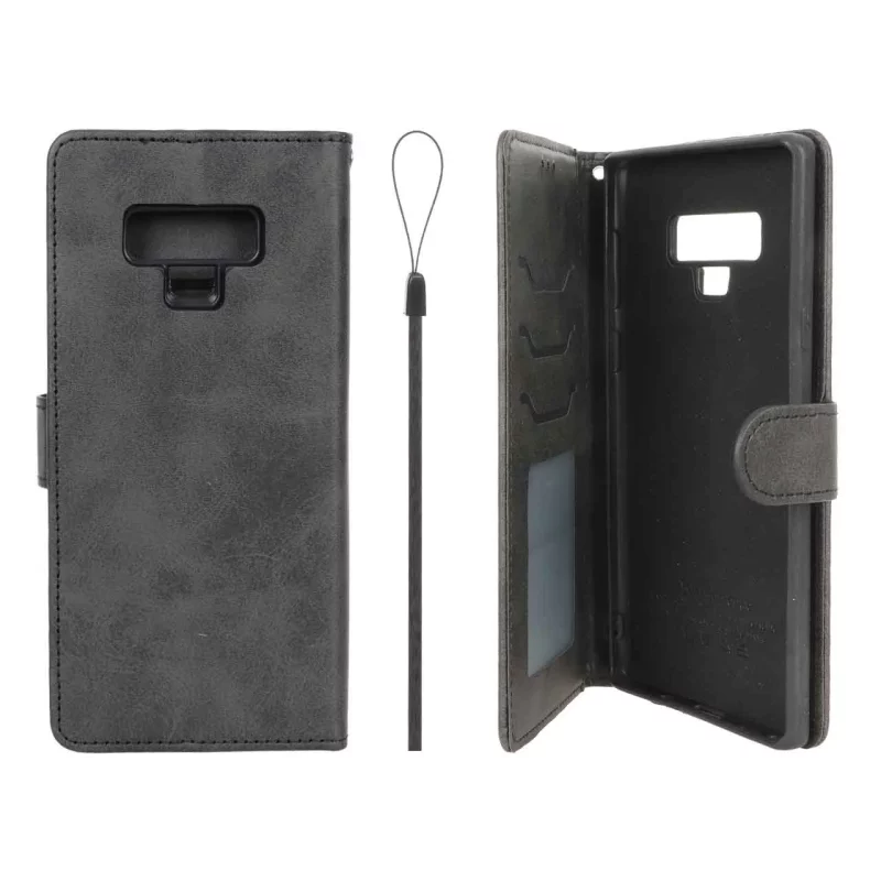 کیف موبایل مگنتی درجه یک داخل خز MNC Plus مدل Samsung Galaxy Note 9 - مشکی - تصویر 2