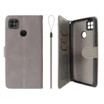 کیف موبایل مگنتی درجه یک داخل خز MNC Plus مدل Xiaomi Redmi 10A / Redmi 9C / Poco C31 - خاکستری