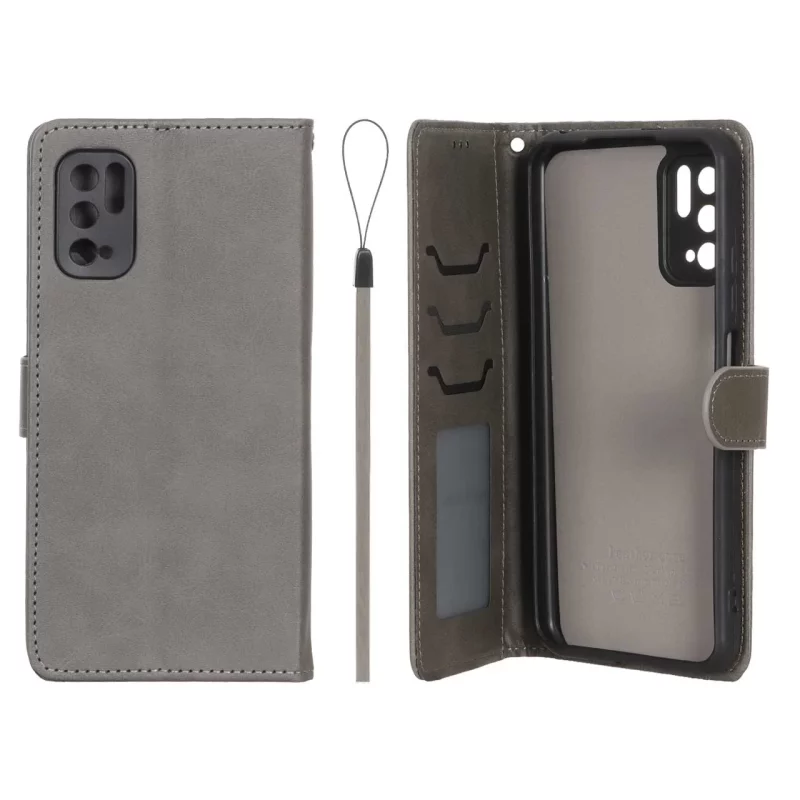 کیف موبایل مگنتی درجه یک داخل خز MNC Plus مدل Xiaomi Poco M3 Pro / Redmi Note 10 5G / Redmi Note 11 SE - خاکستری - تصویر 2