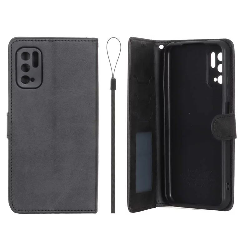کیف موبایل مگنتی درجه یک داخل خز MNC Plus مدل Xiaomi Poco M3 Pro / Redmi Note 10 5G / Redmi Note 11 SE - مشکی - تصویر 2