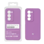 قاب سیلیکونی پاک کنی اورجینال درجه یک Xiaomi Redmi 15 4G - ارغوانی (پک دار)
