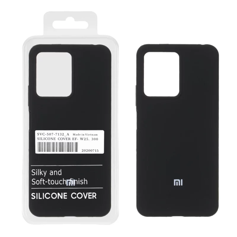 قاب سیلیکونی پاک کنی اورجینال درجه یک Xiaomi Redmi Note 12 4G - مشکی (پک دار) - تصویر 2