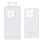 قاب سیلیکونی پاک کنی اورجینال درجه یک Xiaomi Mi 14T / Mi 14T Pro - سفید (پک دار) - NTC