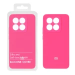 قاب سیلیکونی پاک کنی اورجینال درجه یک Xiaomi Mi 14T / Mi 14T Pro - صورتی فانتزی (پک دار) - NTC