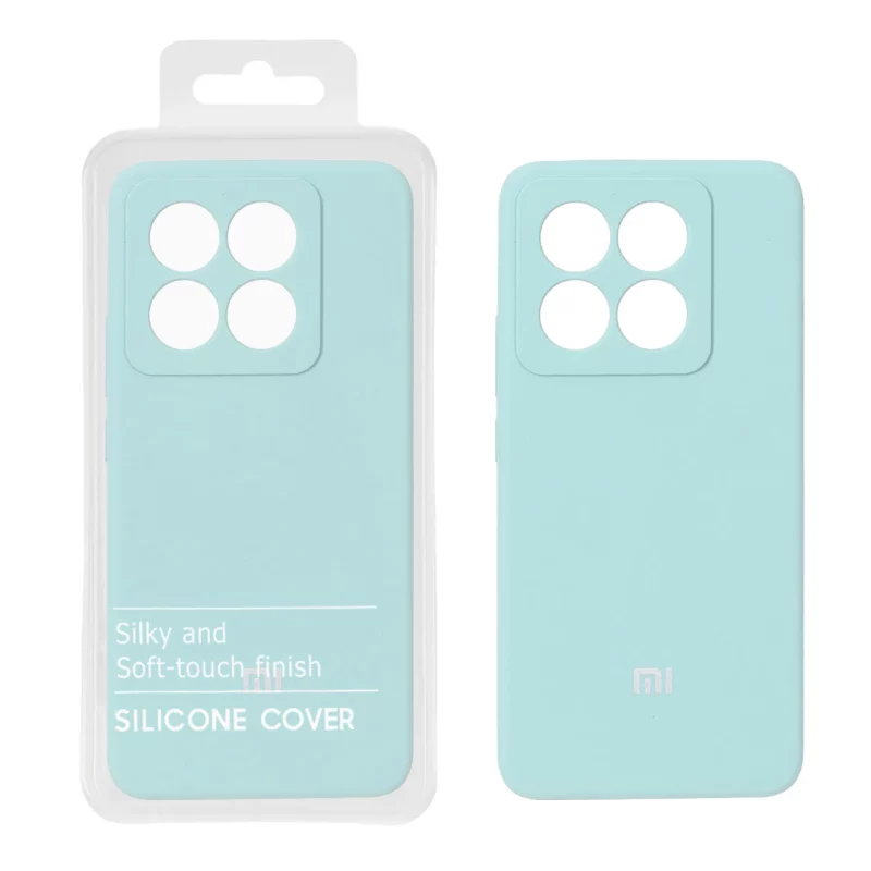 قاب سیلیکونی پاک کنی اورجینال درجه یک Xiaomi Mi 14T / Mi 14T Pro - سبز روشن (پک دار) - NTC - تصویر 2