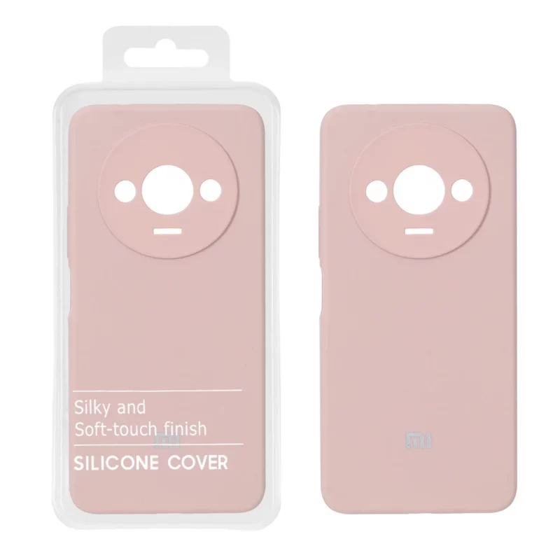 قاب سیلیکونی پاک کنی اورجینال درجه یک Xiaomi Redmi A3 / A3x / Poco C61 - کرم نارنجی (پک دار) - NTC - تصویر 2