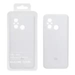قاب سیلیکونی پاک کنی اورجینال درجه یک Xiaomi Redmi 12C / Redmi 11A / Poco C55 - سفید (پک دار) - NTC