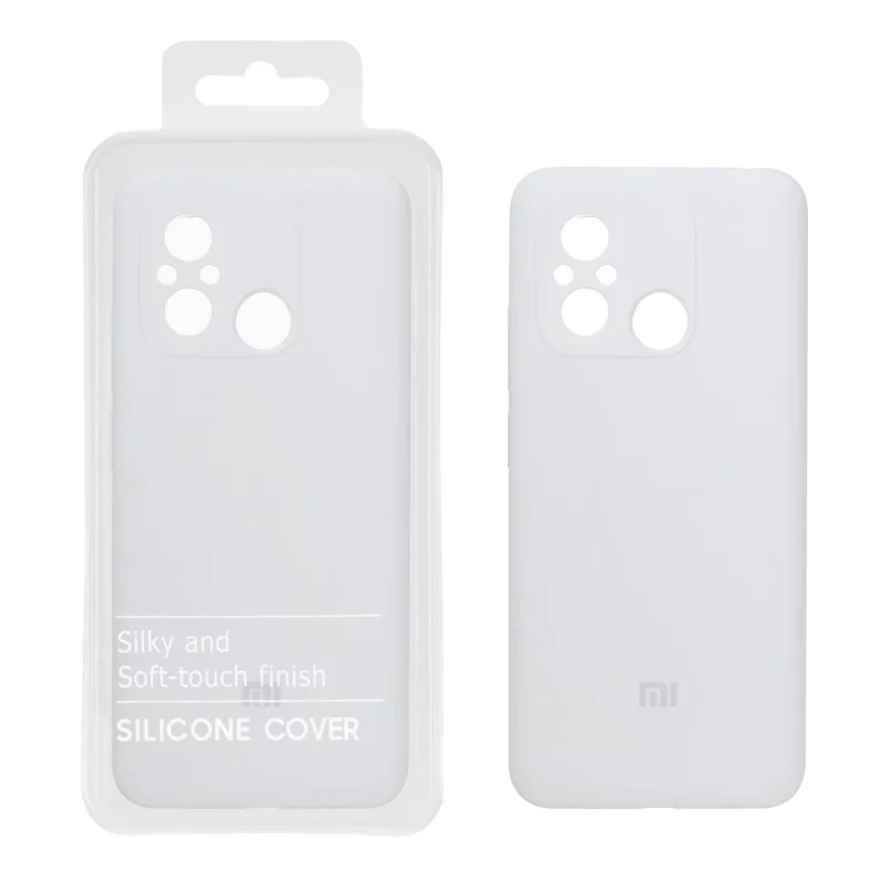قاب سیلیکونی پاک کنی اورجینال درجه یک Xiaomi Redmi 12C / Redmi 11A / Poco C55 - سفید (پک دار) - NTC - تصویر 2