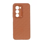 قاب الماسی برجسته Xiaomi Redmi 15 4G - قهوه ای