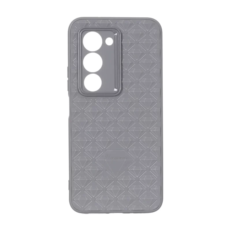 قاب الماسی برجسته Xiaomi Redmi 15 4G - خاکستری - تصویر 2