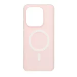 قاب دو لایه مات طرح مگ سیف Xiaomi Redmi Note 14 4G - صورتی