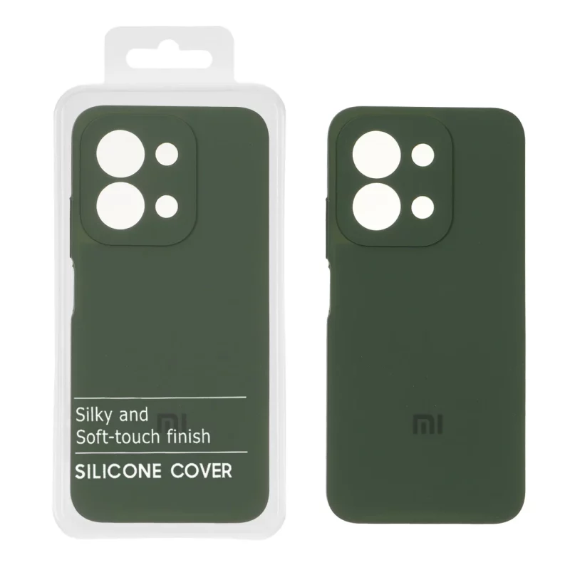 قاب سیلیکونی پاک کنی اورجینال Master Quality مدل Xiaomi Redmi 15C / Poco C85 - سبز ارتشی (پک دار) - تصویر 2