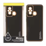 قاب My Case چرمی Leather Sheath مدل Xiaomi Redmi 12C / Redmi 11A / Poco C55 - مشکی (پک دار)