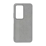 قاب طرح چرم سنگی Xiaomi Redmi 15 4G - طوسی