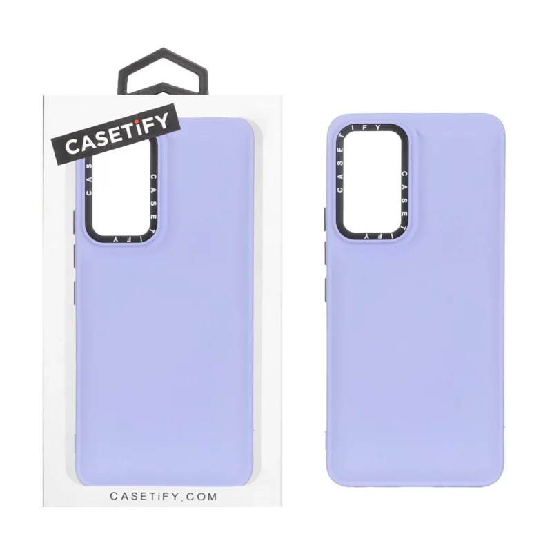قاب casetify پافر ساده Xiaomi Mi 12T / Mi 12T Pro / Redmi K50 - یاسی (پک دار) - تصویر 2