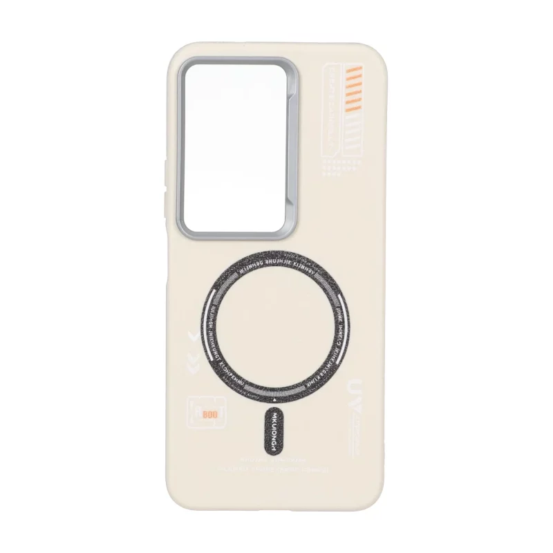 قاب Texture طرح مگ سیف RT مدل Xiaomi Redmi 15 4G - کرم - تصویر 2