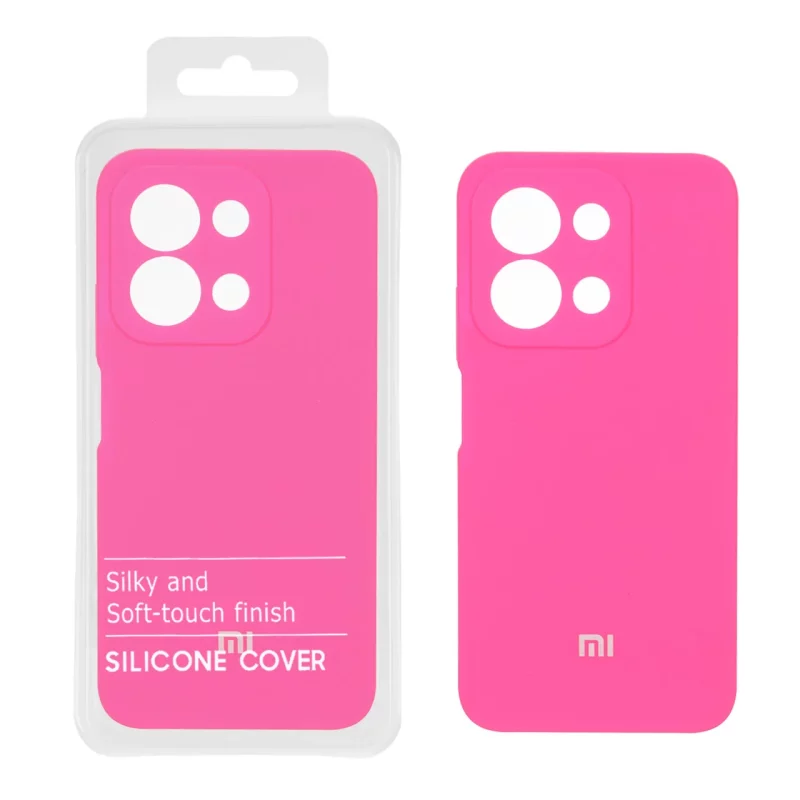 قاب سیلیکونی پاک کنی اورجینال درجه یک Xiaomi Redmi 15C / Poco C85 - صورتی فانتزی (پک دار) - تصویر 2