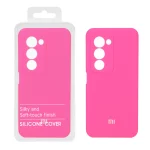 قاب سیلیکونی پاک کنی اورجینال درجه یک Xiaomi Redmi 15 4G - صورتی فانتزی (پک دار)