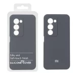 قاب سیلیکونی پاک کنی اورجینال درجه یک Xiaomi Redmi 15 4G - خاکستری (پک دار)