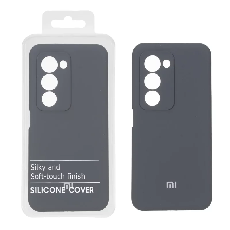 قاب سیلیکونی پاک کنی اورجینال درجه یک Xiaomi Redmi 15 4G - خاکستری (پک دار) - تصویر 2