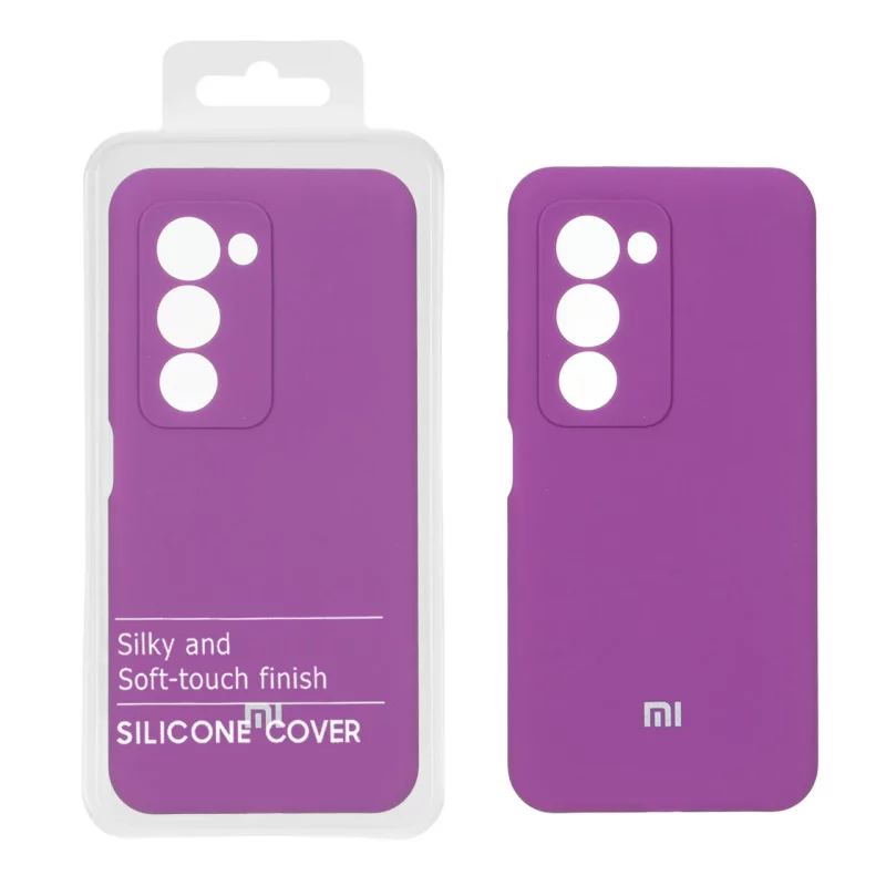 قاب سیلیکونی پاک کنی اورجینال درجه یک Xiaomi Redmi 15 4G - ارغوانی کد 1 (پک دار) - تصویر 2