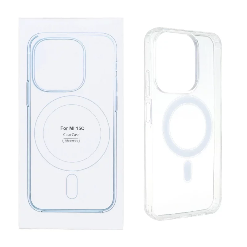 قاب شفاف Xiaomi Redmi 15C / Poco C85 با قابلیت شارژ NTC - MagSafe (پک دار) - تصویر 2