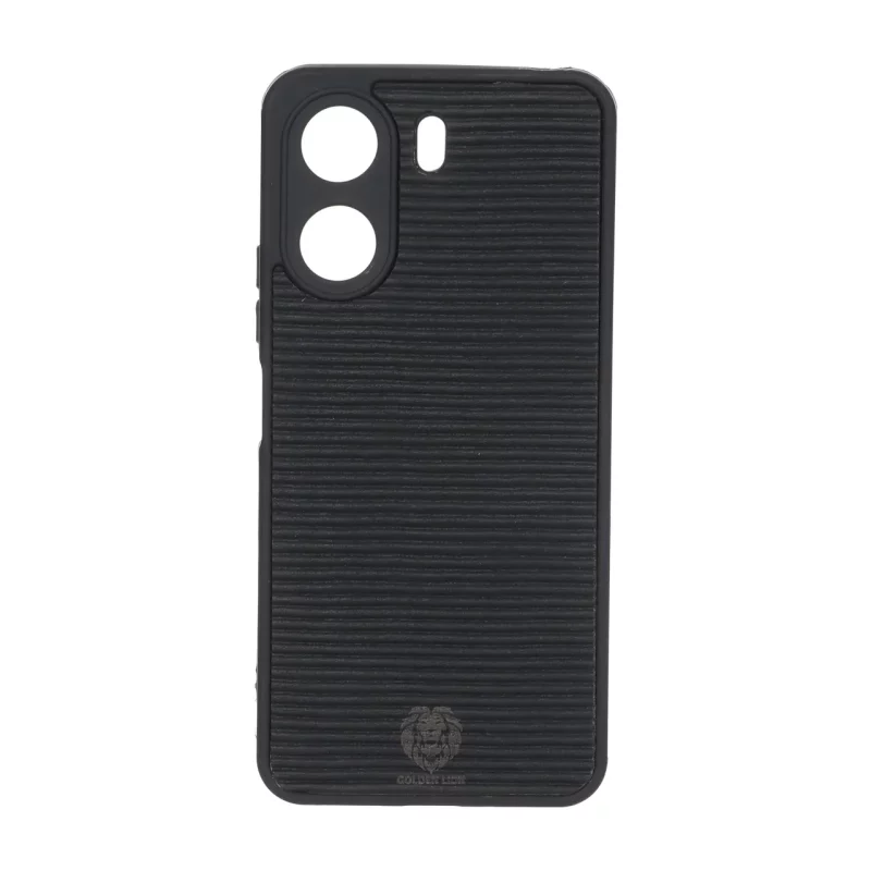 قاب Golden Lion شیاردار Xiaomi Redmi 13C / Poco C65 - مشکی کد 1 - تصویر 2