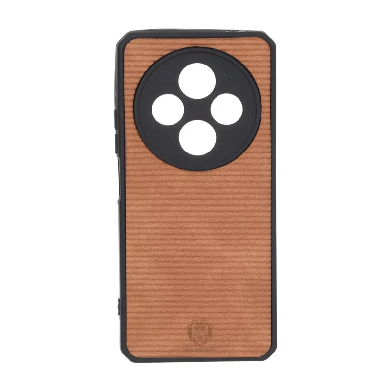 قاب Golden Lion شیاردار Xiaomi Redmi 14C / Redmi A4 / Poco C75 - کاراملی کد 1 - تصویر 2