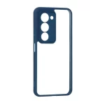قاب پشت سخت شفاف محافظ لنزدار دور رنگی Xiaomi Redmi 15 4G - سرمه ای