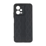 قاب پافر لوزی Imagination دور لنز براق Xiaomi Redmi Note 12 5G / Poco X5 5G - مشکی