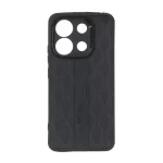قاب پافر لوزی Imagination دور لنز براق Xiaomi Redmi Note 13 4G - مشکی