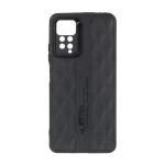 قاب پافر لوزی Imagination دور لنز براق Xiaomi Redmi Note 12 Pro 4G / Redmi Note 11 Pro - مشکی