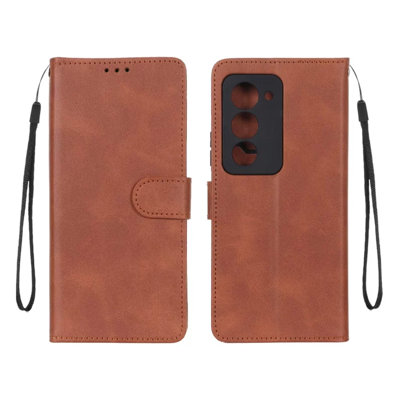 کیف موبایل مگنتی Xiaomi Redmi 15 4G - قهوه ای - تصویر 2