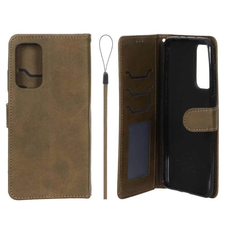 کیف موبایل مگنتی درجه یک داخل خز MNC Plus مدل Xiaomi Mi 10T / Mi 10T Pro / K30S - سبز زیتونی - تصویر 2