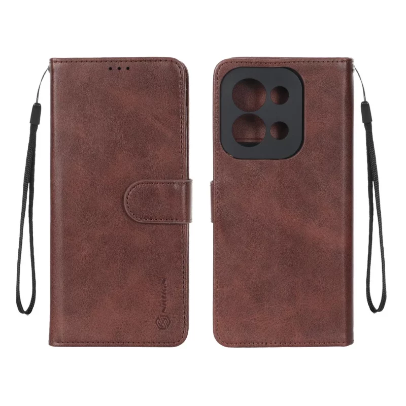 کیف موبایل مگنتی Nillkin مدل Xiaomi Redmi 15C / Poco C85 - قهوه ای - تصویر 2