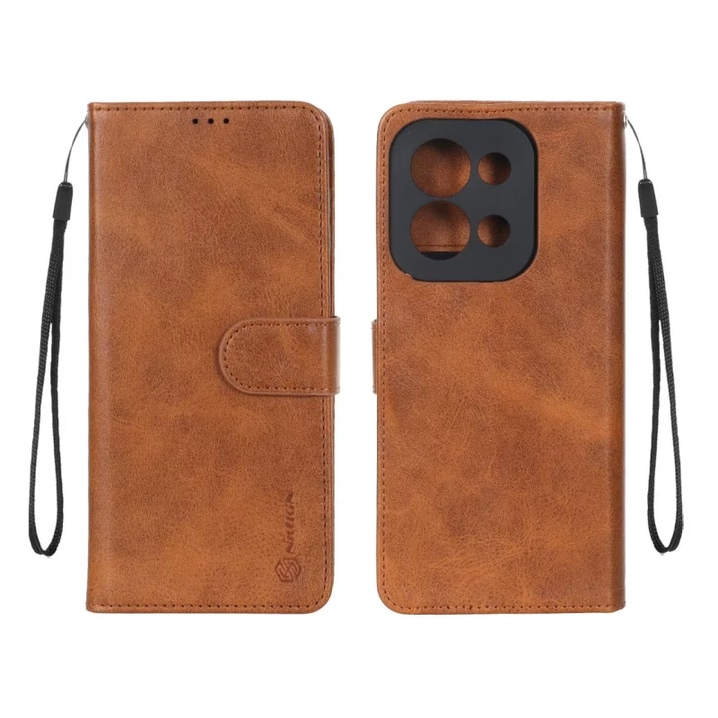 کیف موبایل مگنتی Nillkin مدل Xiaomi Redmi 15C / Poco C85 - عسلی - تصویر 2