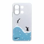 قاب سیلور پنگوئنی Xiaomi Redmi Note 13 4G - طرح 52