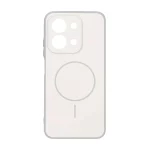 قاب Soft طرح مگ سیف محافظ لنزدار Xiaomi Redmi 15C / Poco C85 - کرم