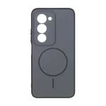 قاب Soft طرح مگ سیف محافظ لنزدار Xiaomi Redmi 15 4G - خاکستری