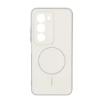 قاب Soft طرح مگ سیف محافظ لنزدار Xiaomi Redmi 15 4G - کرم
